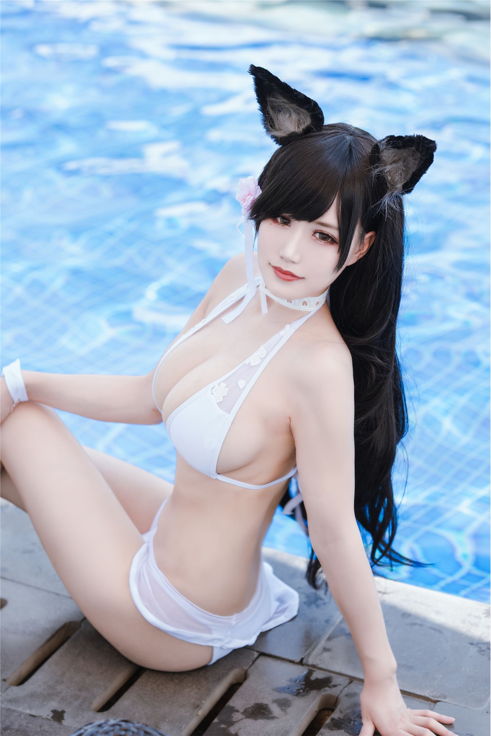 Ogura Chiyo w - July Captain Atago Swimsuit(13)